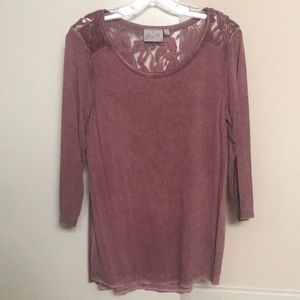 Danielle blouse size S color light plum